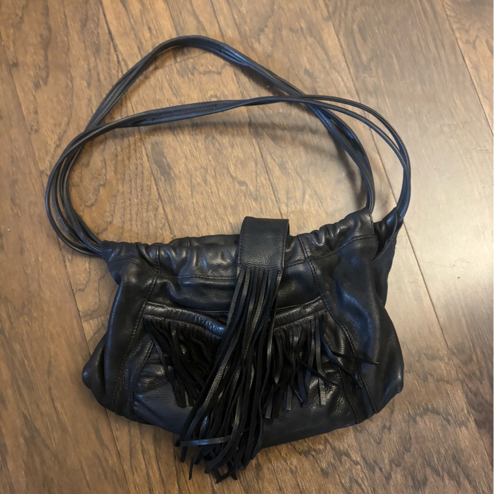 Vanessa Bruno vintage fringe leather bag